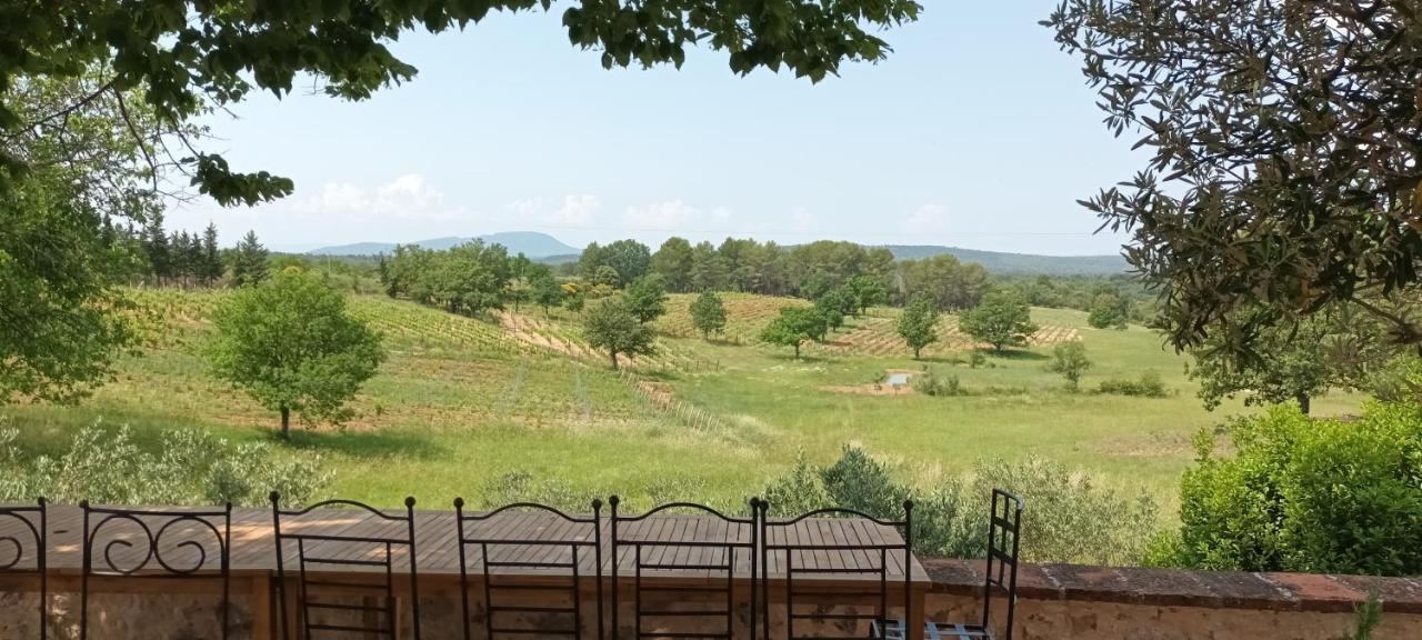 Bastide Au Milieu Des Vignes Et Des Oliviers Aups Vila Exterior foto
